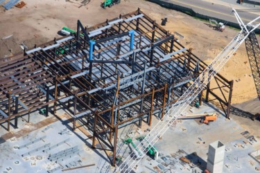 Track Installation Begins for the Monsters Inc. Door Vault Roller Coaster