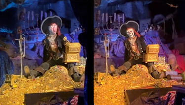 Video: New Transforming Pirate in Disneyland’s Pirates of the Caribbean