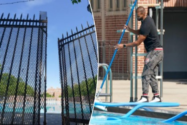 NYC swimming pools set to open this weekend – peek inside the race to put on finishing touches