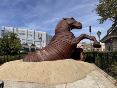 Horse Statue Promotion for ‘The Odyssey’ at Universal Orlando Resort