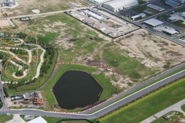 Epic Universe Begins Project to Correct Natural Erosion Occurring at Expansion Pad