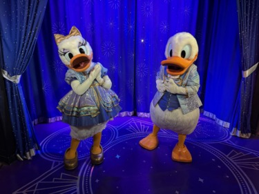 PHOTOS: Donald & Daisy Meet Annual Passholders in 50th Anniversary Costumes at EPCOT