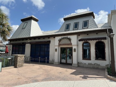 Temporary Ghiradelli Location Signage Up at Disney Springs