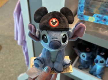 Shoulder Plush Featuring Stitch Wearing Mickey Ear Hat at Walt Disney World