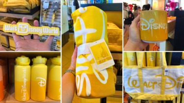 Full List With Prices of Yellow ‘Popcorn on Main Street’ Logo Mania Collection Exclusively at Walt Disney World