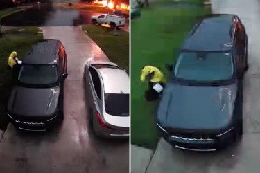Dramatic video shows Florida mom’s narrow escape as lightning strikes right behind her