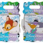 Bambi & Darkwing Duck Brush of Magic Pins at Disney Store