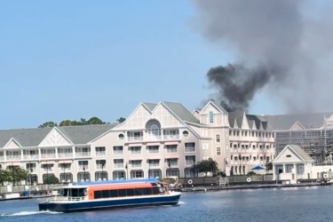 Fire Reported at Disney’s Yacht Club Resort