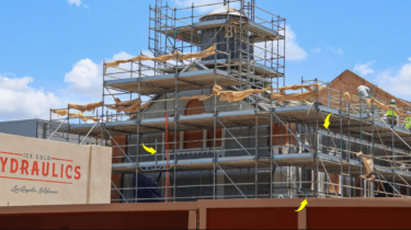 Monster Teeth Now Visible on the New Monstropolis Quick Service Restaurant at Hollywood Studios