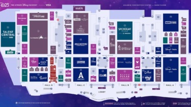 Disney Releases the Full D23 Expo 2026 Show Floor Map