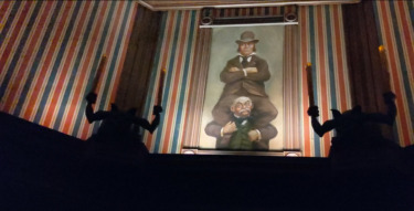 Haunted Mansion’s Stretching Room Scrim Cleaned, Hanging Corpse Visible Again