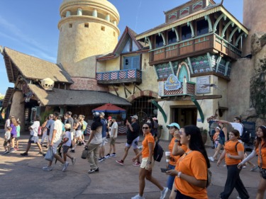 Walls Come Down at Croissant Moon Bakery at Universal Islands of Adventure