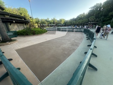 Pavement Replacement Begins at Disney’s Animal Kingdom Entrance