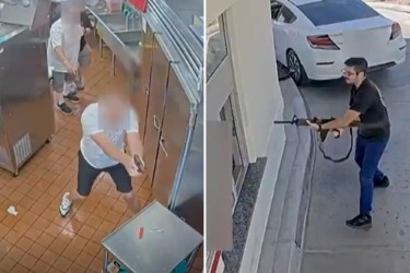 Surveillance video shows heroes firing back at Idaho In-N-Out shooter Chad Williams: ‘Saving lives’