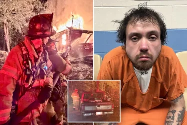 New Hampshire man allegedly steals rescue truck from firefighters battling his burning home