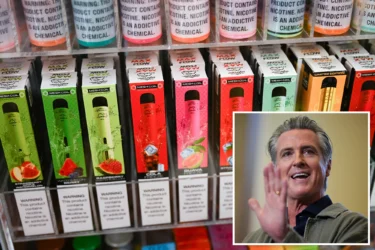 Gavin Newsom set to ban vapes in California — and the $2K fine it comes with