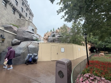 PHOTOS: New Construction Walls Erected in EPCOT’s Canada Pavilion