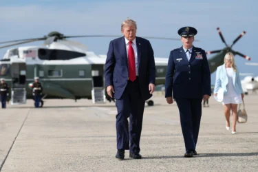 White House construction contributed to radio problems that let Trump copter come close to jet