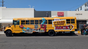 Photos/Video: “Camp Rock 3” Bus Tour Arrives in Los Angeles Ahead of D23 Event Appearance