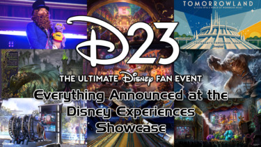 Everything Announced During the Disney Experiences Showcase at D23: The Ultimate Disney Fan Event