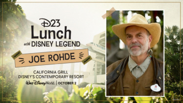 Virtual Queue Now Open for D23 Lunch with Joe Rohde