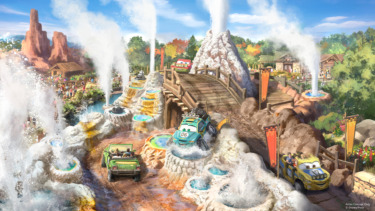 BREAKING: Cars Ridge Run Rally Is Main Attraction of Piston Peak National Park, New Concept Art