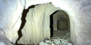 Police operation takes unexpected turn when officers stumble upon ancient burial cave