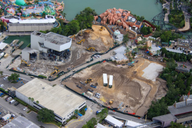 Aerial Photos Show Final Recognizable Pieces of Poseidon’s Fury During Lost Continent Demolition