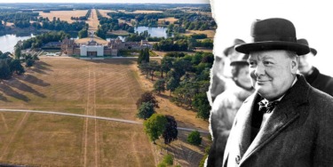 Ghostly outline of long-lost garden at Winston Churchill’s birthplace revealed in aerial photos