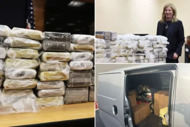 580-pound pile of cocaine worth $10M seized from LIC storage unit in largest bust in decades: NYPD