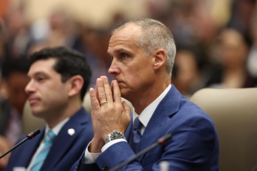 Corey Lewandowski plots return to Trump orbit with John Thune in his sights and alleged lover Kristi Noem at his side