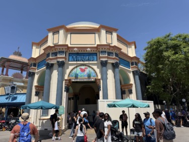 Refurbishment Begins on The Little Mermaid Ride Exterior at Disney California Adventure