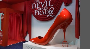 The Devil Wears Prada props are on the D23 show floor