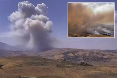 Ridge Fire forces 5 Freeway closure near Gorman, triggers evacuation warnings