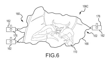 Disney Patent Published for Real-Time Projection-Style Mapping on Changing Surfaces Like Fireworks Smoke