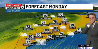 Maine meteorologist suffers giggle attack on live TV after prank backfires spectacularly