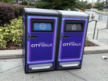 Solar-Powered Trash Cans Arrive at Universal Orlando Resort