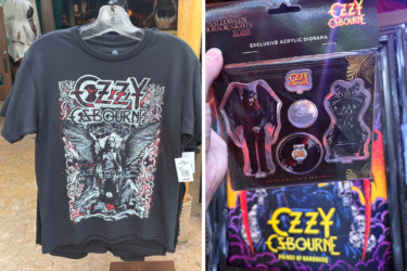 Ozzy Osbourne Acrylic Figure and Shirt Released at Universal Orlando Resort