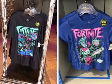 FORTNITEMARES Glow-in-the-Dark Adult and Youth T-Shirts Arrive at Universal Orlando Resort