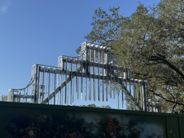 More Steel Added to Tropical Americas Entrance Archway & New Crane Arrives at Disney’s Animal Kingdom