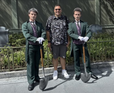 Grave Diggers Make Rare Appearance with Other Haunted Mansion Characters at Mickey’s Not-So-Scary Halloween Party 2026