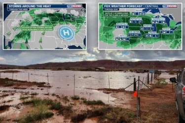 Relentless heat dome triggers severe storms across the Midwest, Central Plains