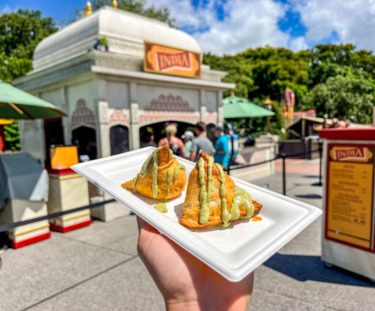 2024 EPCOT Food and Wine Festival India Potato and Pea Samosa