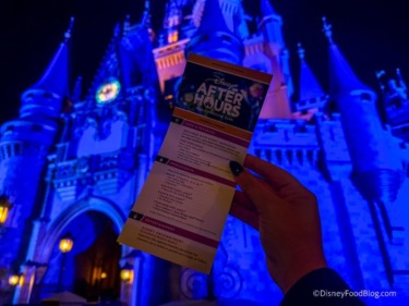 2025 wdw mk magic kingdom disney after hours event map pamphlet