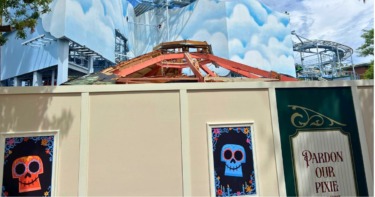 PHOTOS: The Gazebo In DCA’s Paradise Gardens Park Is Being Torn Down