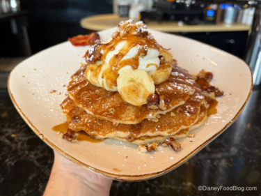 2026 wdw coronado springs rix sports bar and grill peanut butter crunch pancakes 1