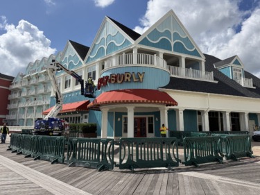 Hurly-Burly Construction Progress - Disney's BoardWalk
