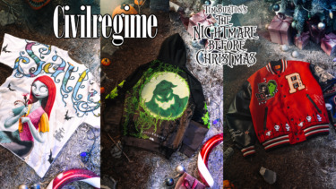 Civil regime x the nightmare before christmas apparel