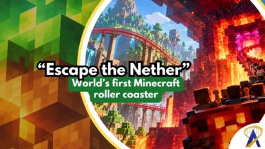 Escape the nether minecraft roller coaster 2027