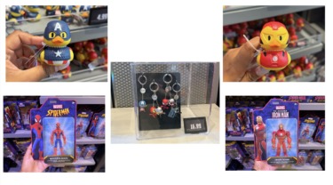 Marvel Action Figures, Rubber Ducks, and Keychains Arrive at Disneyland
